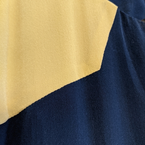 Size M Boundary & Co. Silk color block "Annie" dress - Picture 7 of 11